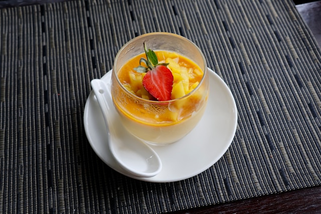 Resep puding mangga
